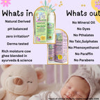Ayur-Ghrita Organic Baby Wash & lotion set